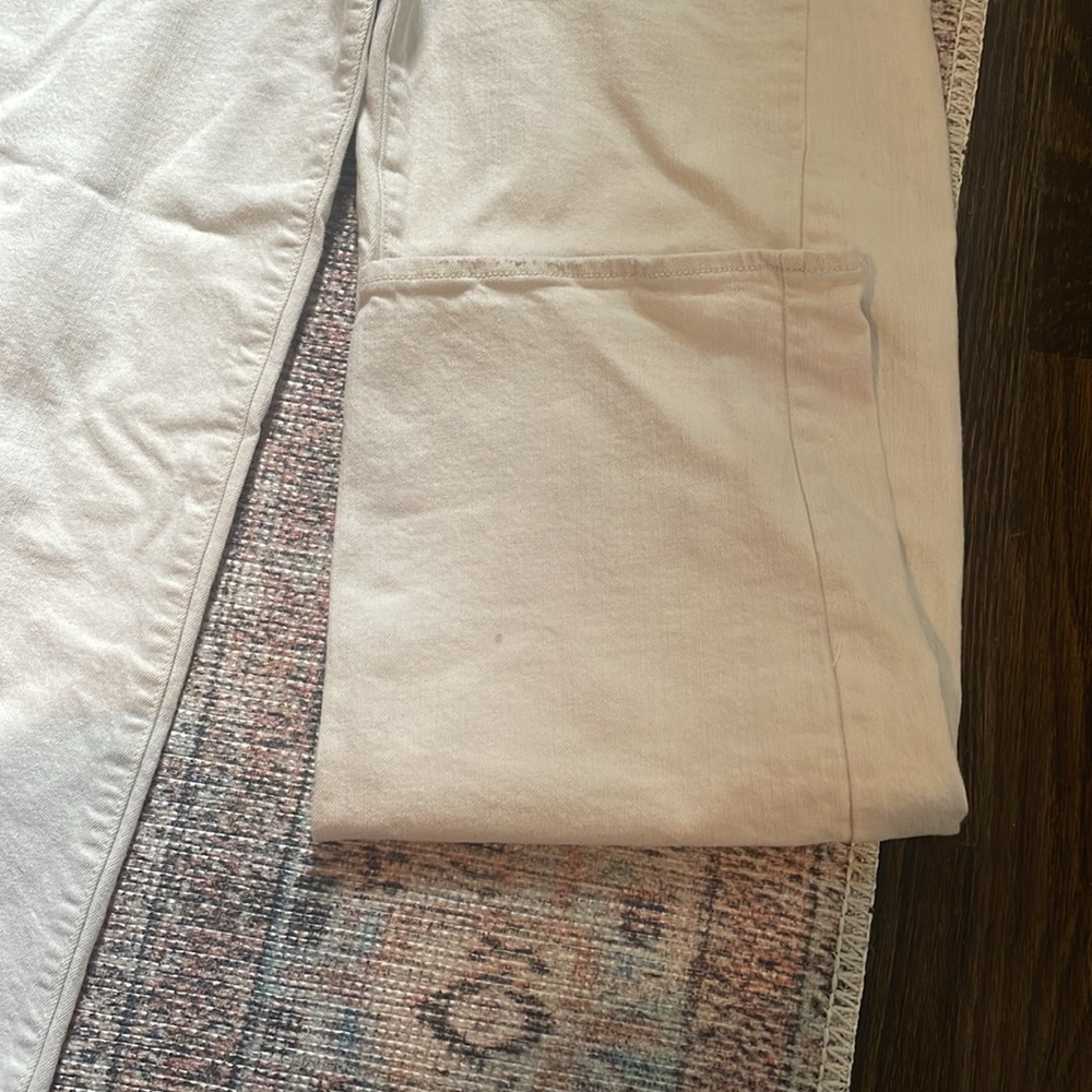 Mother denim cream half pipe jeans size 26 - Picture 3 of 3
